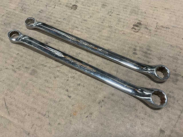 Snap-on verschillende ringsleutels (2x) - afbeelding 1 van  3