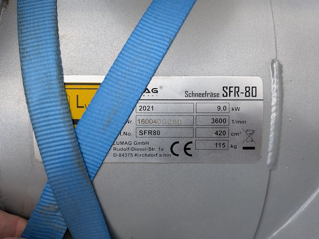 Sneeuwfrees, lumag, sfr-80, 2021 - afbeelding 13 van  20