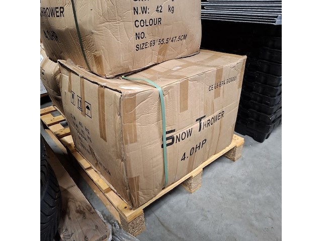 Sneeuwfrees snow thrower 4 pk, 4 takt - 50 cm, geel - afbeelding 3 van  3