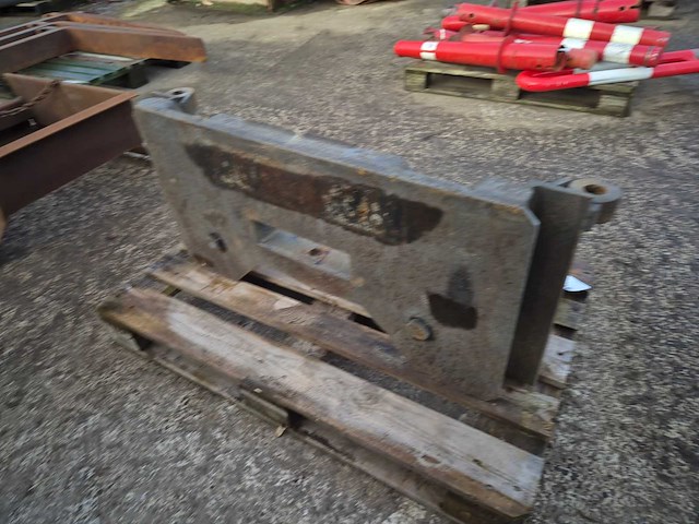 Sneeuwploeg dinplaat - afbeelding 1 van  2