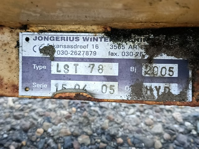 Sneeuwploeg, jongerius - meyer, tm-6.5 lst 78, 2005 - afbeelding 2 van  10