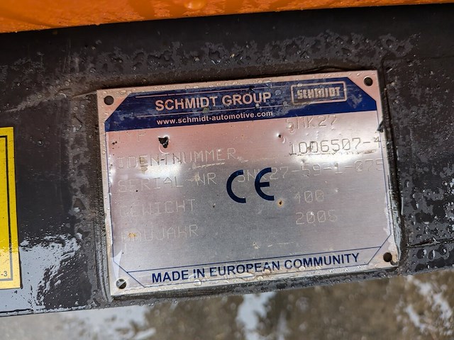 Sneeuwploeg nido | schmidt, snk 240 epz, bouwjaar 2006 - afbeelding 9 van  17