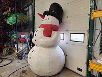 Sneeuwpop opblaasbaar - afbeelding 2 van  5