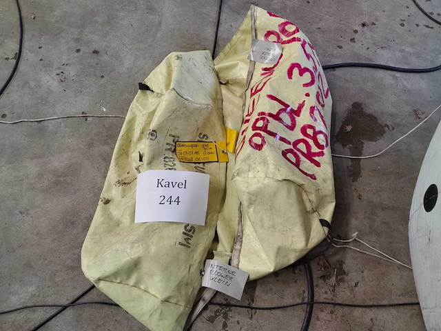 Sneeuwpop opblaasbaar - afbeelding 5 van  5