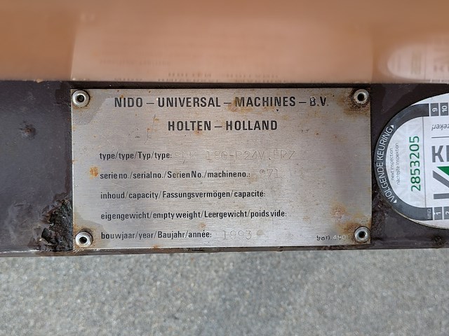 Sneeuwschuif, nido, snk 180-r24v epz, 1993 - afbeelding 6 van  14