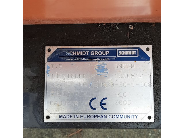 Sneeuwschuiver, schmidt, snk 30 epz, cd-orm-1364, 2006 - afbeelding 12 van  15