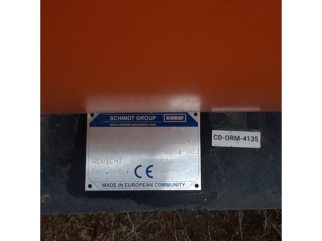 Sneeuwschuiver, schmidt, snk 300 epz, cd-orm-4135, 2006 - afbeelding 9 van  12