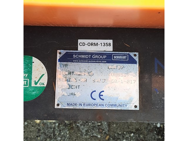 Sneeuwschuiver, schmidt, snk 37, cd-orm-1358, 2006 - afbeelding 4 van  12