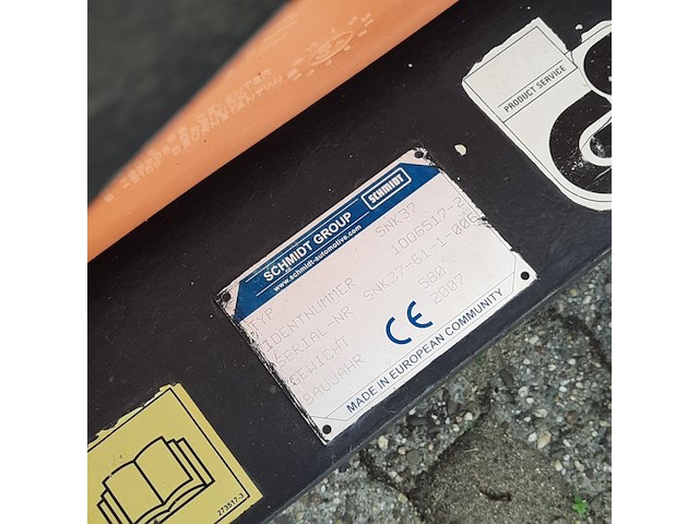 Sneeuwschuiver, schmidt, snk 37, cd-orm-1458, 2007 - afbeelding 13 van  13