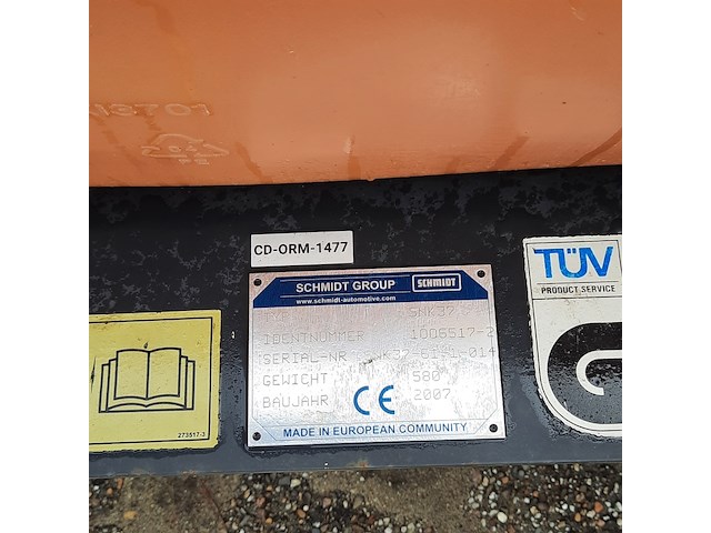 Sneeuwschuiver, schmidt, snk 37, cd-orm-1477, 2007 - afbeelding 11 van  17