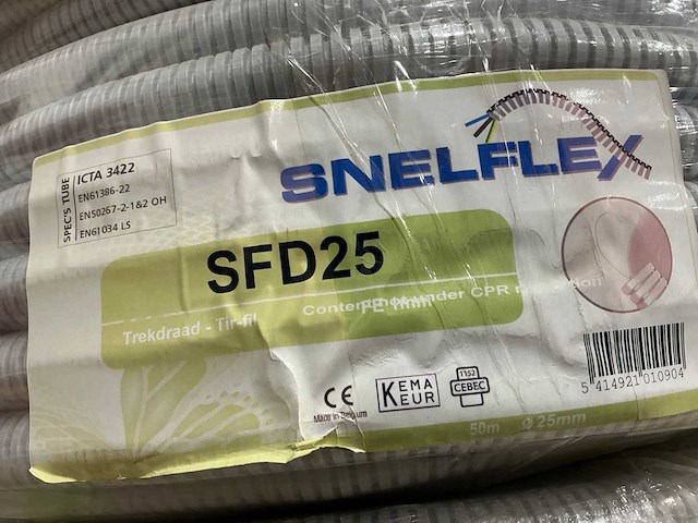 Snelflex sfd16/sfutp6/sfd25 voorbedrade flexbuis (11x) - afbeelding 7 van  7