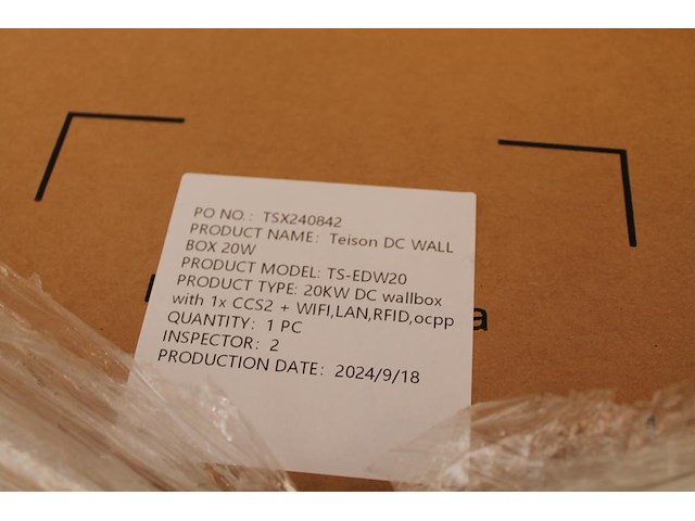 Snellaadstation / dc charging station teison ts-edw20-001 met 10,1 inch touchscreen. 400v. output 200-1000v... - afbeelding 2 van  11