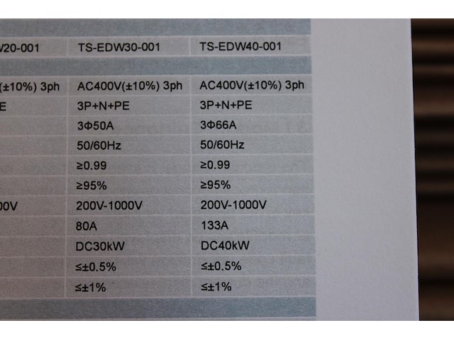 Snellaadstation / dc charging station teison ts-edw40-001 met 10,1 inch touchscreen. 400v. output 200-1000v... - afbeelding 4 van  4