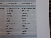 Snellaadstation / dc charging station teison ts-edw40-001 met 10,1 inch touchscreen. 400v. output 200-1000v... - afbeelding 4 van  4