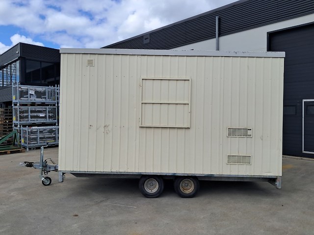Snelverkeer schaftwagen / bouwkeet tandemasser, schans, opbouw de meeuw, s2000v, wit, 2003 - afbeelding 2 van  67