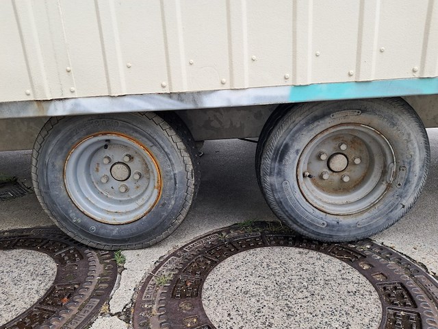 Snelverkeer schaftwagen / bouwkeet tandemasser, schans, opbouw de meeuw, s2000v, wit, 2003 - afbeelding 30 van  67