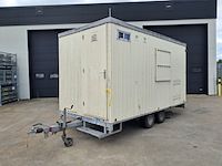 Snelverkeer schaftwagen / bouwkeet tandemasser, schans, opbouw de meeuw, s2000v, wit, 2006 - afbeelding 1 van  60