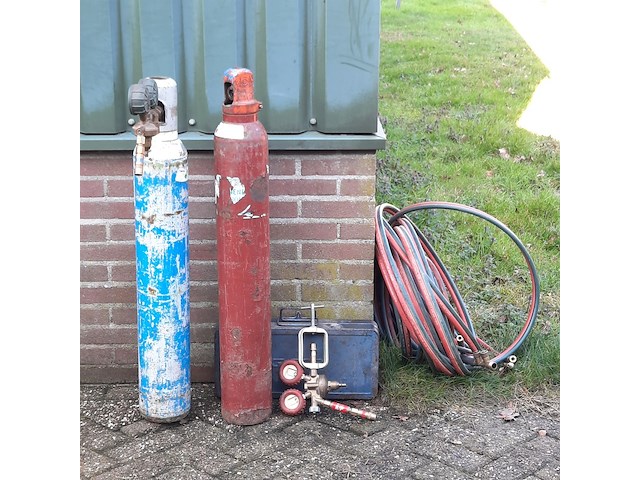 Snijbranderset met slang en reduceerventiel - afbeelding 1 van  7