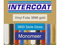 Snijfolie 50m x 61cm intercoat, 3800 serie gloss, 3896 gold
