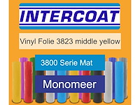 Snijfolie 50m x 61cm, intercoat, 3800 serie mat, 3823 middle yellow