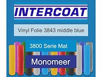 Snijfolie 50m x 61cm intercoat, 3800 serie mat, 3843 middle blue