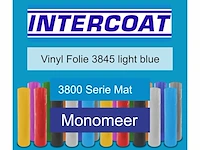 Snijfolie 50m x 61cm intercoat, 3800 serie mat, 3845 light blue