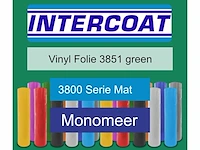 Snijfolie 50m x 61cm intercoat, 3800 serie mat, 3851 green