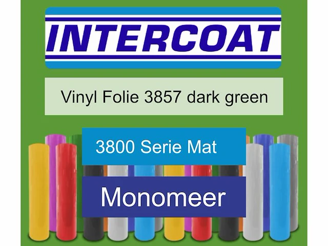 Snijfolie 50m x 61cm intercoat, 3800 serie mat, 3857 dark green - afbeelding 1 van  2
