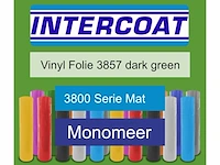 Snijfolie 50m x 61cm intercoat, 3800 serie mat, 3857 dark green