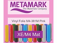 Snijfolie 50m x 61cm metamark, xe/m4 mat, m4-381m pink