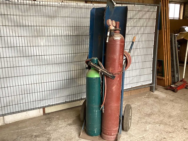Snijmachine/gasflessenset - afbeelding 1 van  17