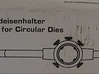 Snijplaathouder
