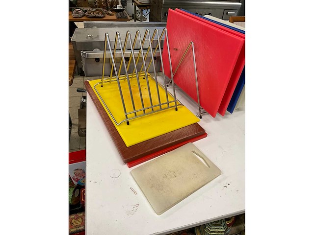 Snijplanken in houder (11x) - afbeelding 1 van  3