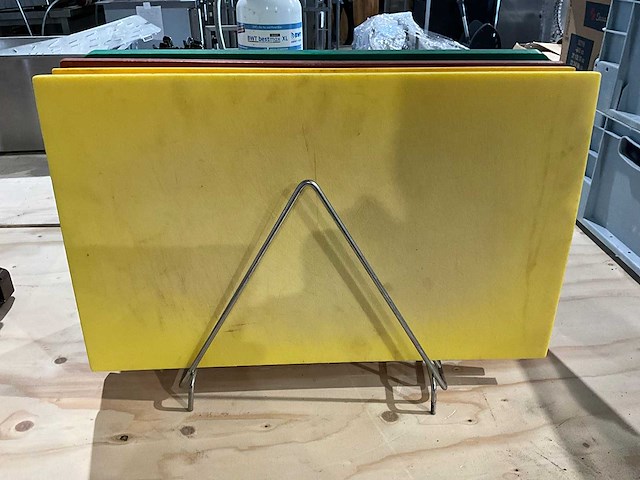 Snijplankhouder met 4 snijplanken - afbeelding 2 van  3