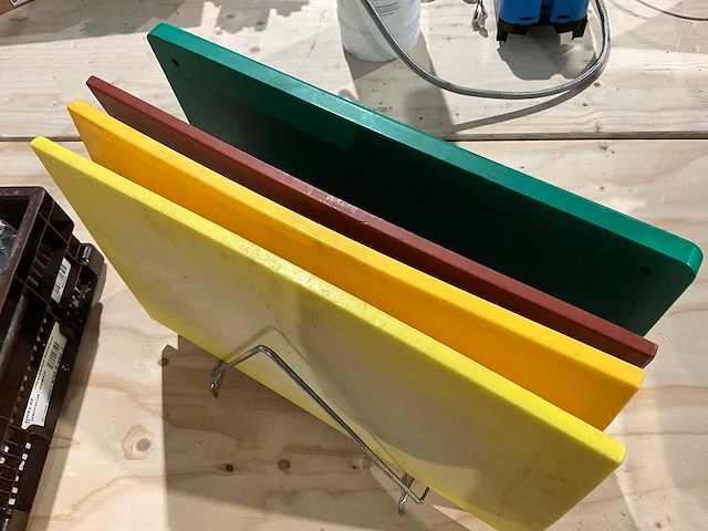 Snijplankhouder met 4 snijplanken - afbeelding 3 van  3