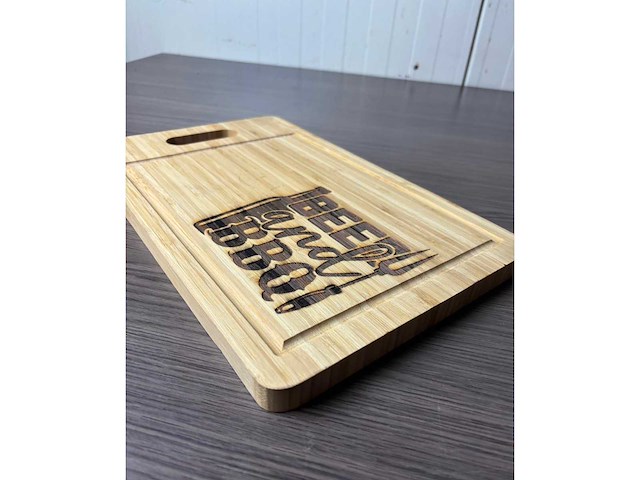 Snijplank/tappas plank met gravering (5x) - afbeelding 3 van  3