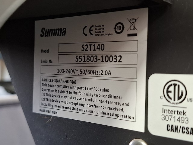 Snijplotter summa, 140 s, bouwjaar 2020 - afbeelding 6 van  8