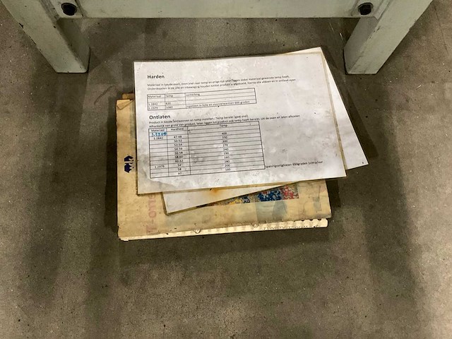 Snijstaal n60/nta r hardings oven - afbeelding 1 van  10