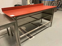 Snijtafel met rvs onderstel - afbeelding 2 van  3