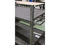 Snl rvs magazijnwagen - afbeelding 4 van  5