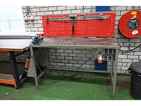 Snl rvs werkbank met heuer front bankschroef - afbeelding 1 van  5