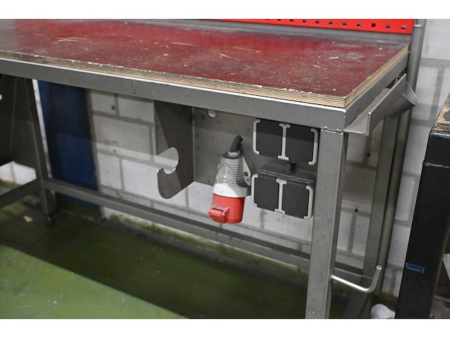 Snl rvs werkbank met heuer front bankschroef - afbeelding 4 van  8