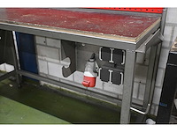Snl rvs werkbank met heuer front bankschroef - afbeelding 4 van  8