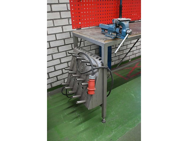 Snl rvs werkbank met heuer front bankschroef - afbeelding 3 van  3