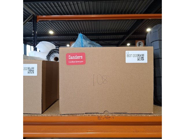 Snoerloos spuitpistool, sanderz, rood - afbeelding 2 van  11