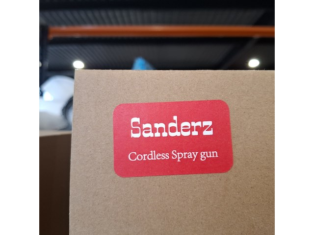 Snoerloos spuitpistool, sanderz, rood - afbeelding 3 van  11