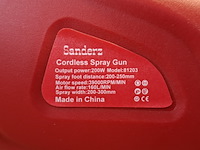 Snoerloos spuitpistool, sanderz, rood - afbeelding 7 van  11