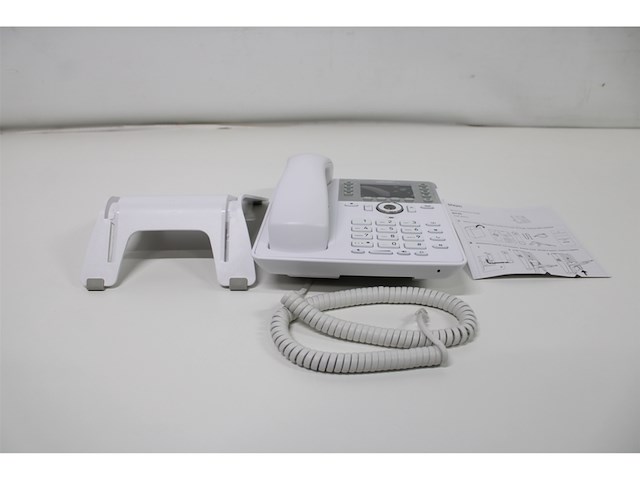 Snom d735 ip telefoon wit handset met snoer tft - afbeelding 2 van  2