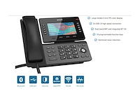 Snom d865 professionele ipbureautelefoon met 5 enscherm en wifi - afbeelding 3 van  3