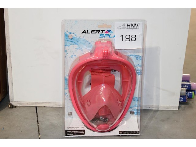 Snorkel gezichtsmasker alert splash 12-18 jaar - afbeelding 1 van  2